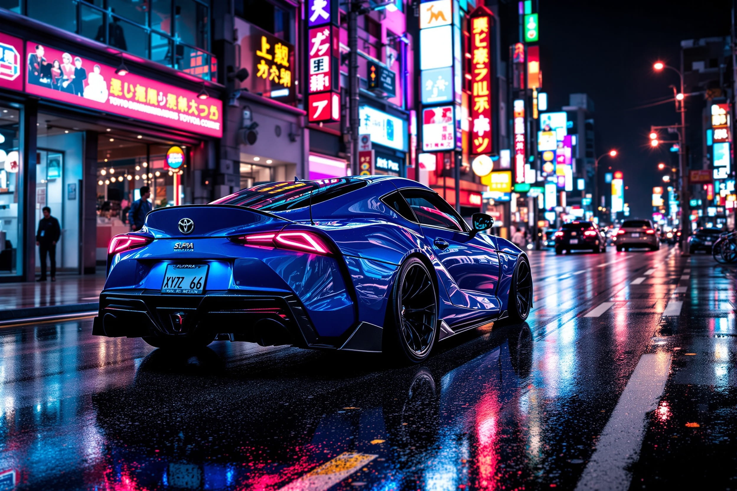 Toyota Supra in Tokyo