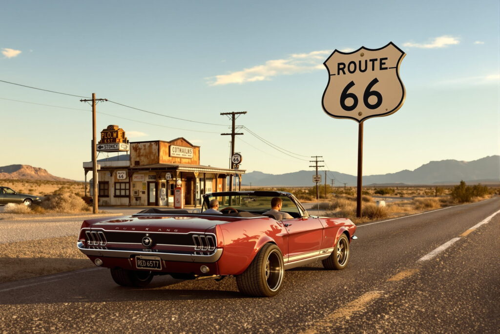 Route 66 Road Trip – Driving the Mother Road in a Classic Mustang